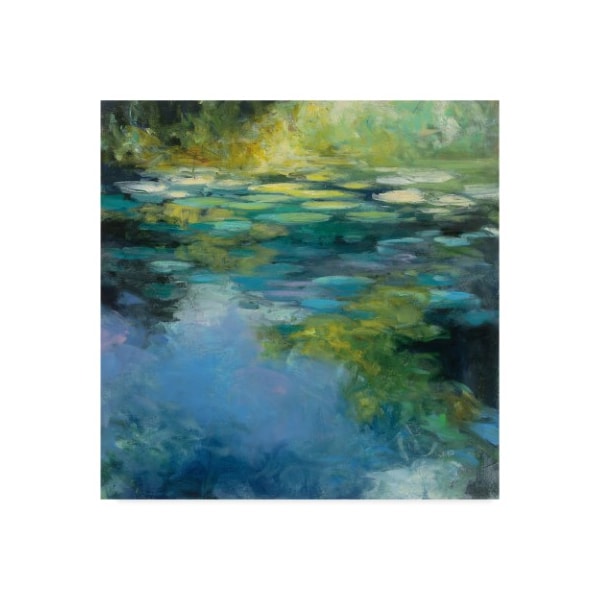 Trademark Fine Art Julia Purinton 'Water Lilies Iii' Canvas Art